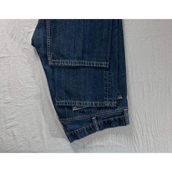 Levi's 505 Regular Straight 5-Pocket 100% Cotton Denim Jeans. Men's 40X30, GUC! - Picture 3 of 9